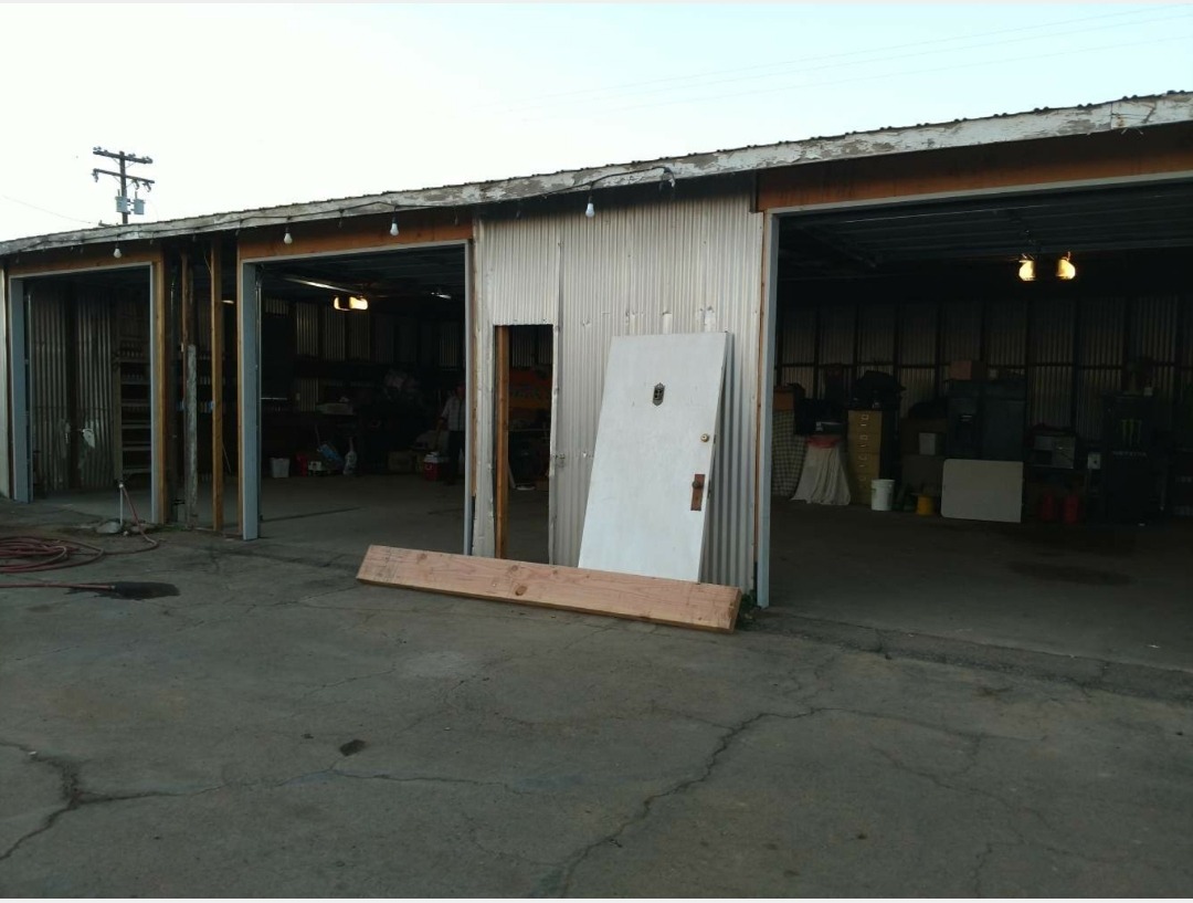 New, stylish carriage house door